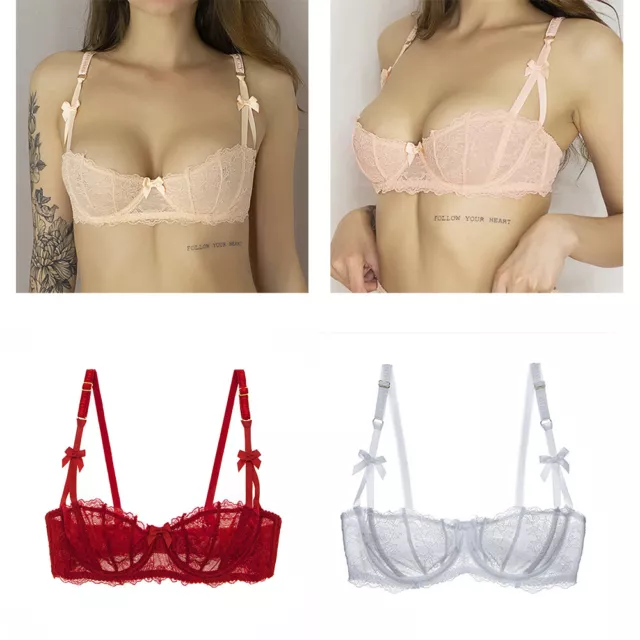 Sexy Ultra-thin Mesh Transparent Unlined Bra Unpadded Breathable Bralette