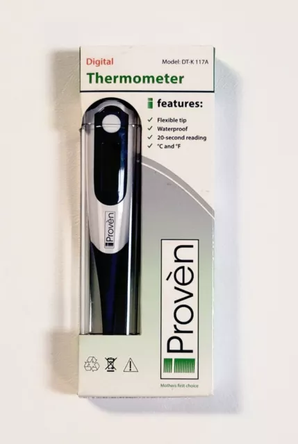 iProven Digital Thermometer For Oral Or Rectal Use DT-K 117A Safety Sealed