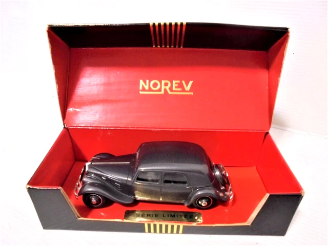CITROEN TRACTION 22CV FAUX CABRIOLET 1934 Turquoise NOREV 1:43 Ligne noir