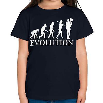 Euphonium Player Evolution Of Man Kids T-Shirt Tee Top Gift Musician