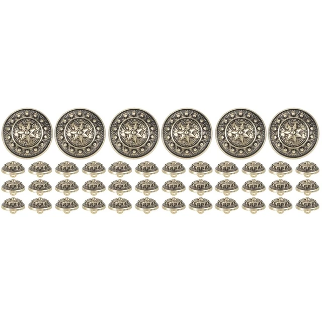 15pcs Exquisite Premium Vintage Coat Buttons Suit Buttons DIY