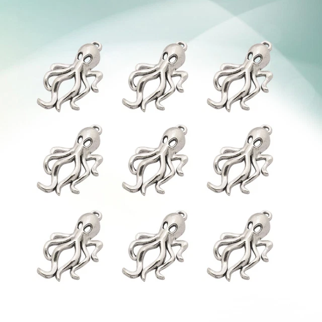 50 stücke Octopus Auto Anhänger Charms DIY Schmuckherstellung Zubehör für 8