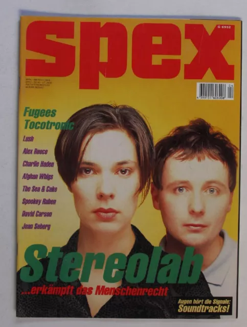 Spex April 1996 Ger Magazine Stereolab Fugees Tocotronic Lush Afghan Whigs
