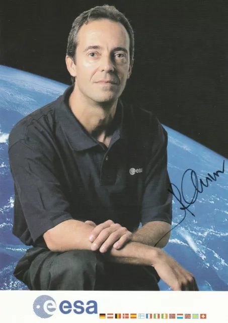 Autographe Original: Jean-François CLERVOIS  : Européen Astronaute.