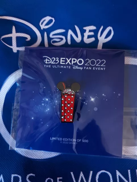 D23 Expo 2022 LIMITED EDITION /500 Pin Mickey Minnie Mouse Tumbler Corkcicle  LE