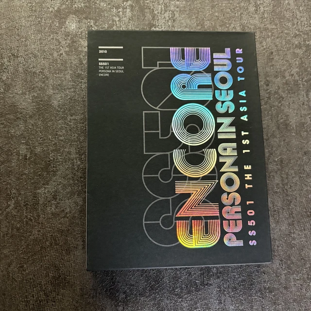 SS501 THE 1ST ASIA TOUR PERSONA in SEOUL 3DVD BOOK JAPAN VER