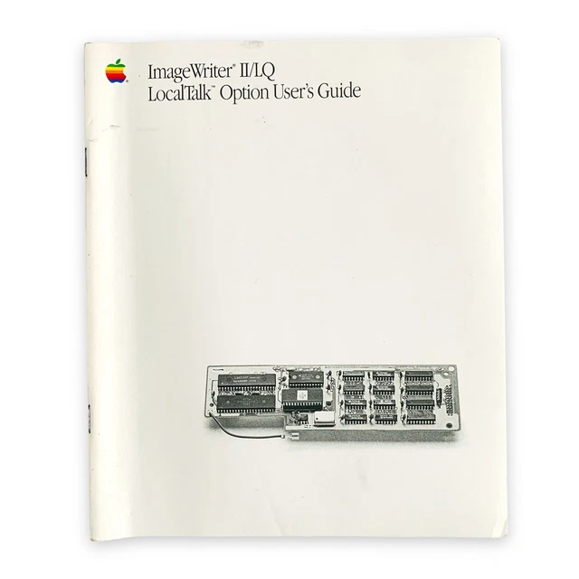 VTG 1988 Apple ImageWriter II/LQ LocalTalk Option User’s Guide
