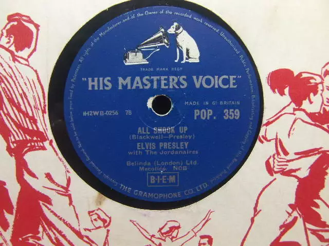 Elvis Presley – All Shook Up – 1957 78 rpm single HMV POP 359