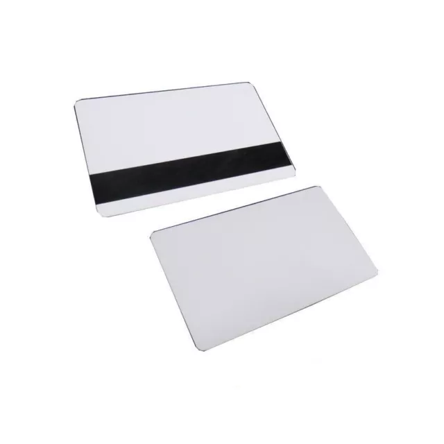 🔥100 CR80 30Mil Blank White PVC Plastic Credit/Gift/Photo ID Badge Cards 💯