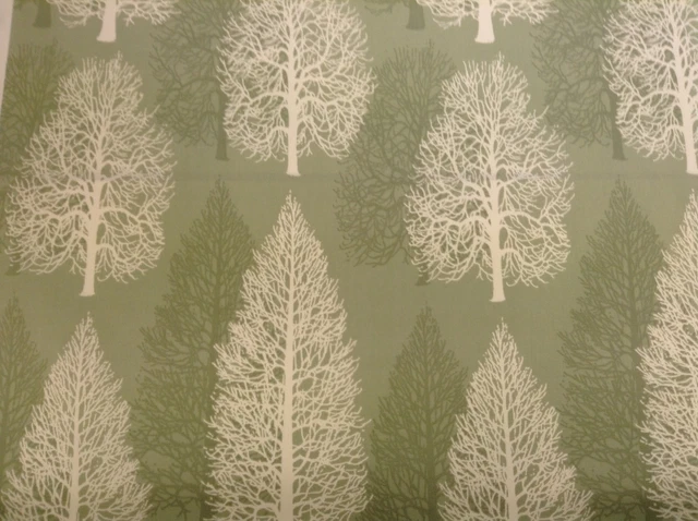 Fir Trees Green Cotton   140cm wide Curtain/Craft Fabric