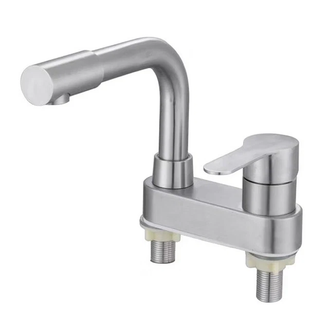 Nuevo Grifo Piscina Alta Calidad Contemporáneo 2 Agujeros Frío Y Caliente