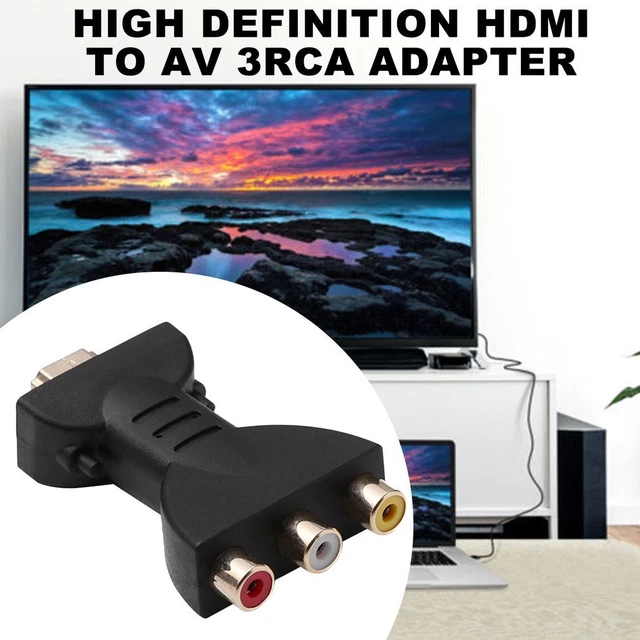 HDMI To 3 RCA CVBS Full HD Video 1080P AV Scart Composite
