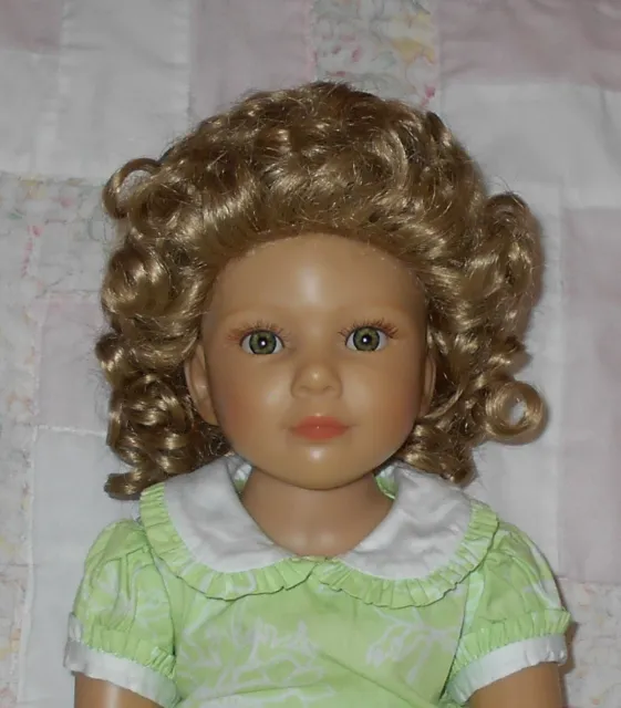 Mini World HEATHER Doll Wig SIZE 10/11 BLONDE Curls Various Lengths/Bangs NWT