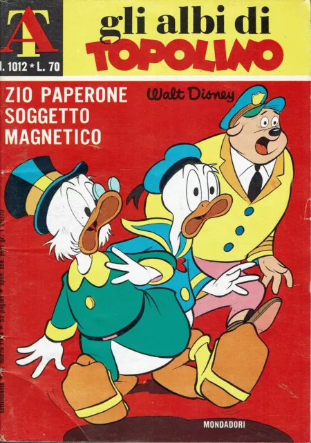 Albi di Topolino n.1012 Zio Paperone soggetto magnetico ed. Mondadori FU07