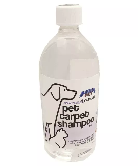 Carpet Shampoo Deodoriser Neutracleanse Fresh Pet® 1L Baby Talc Fragrance
