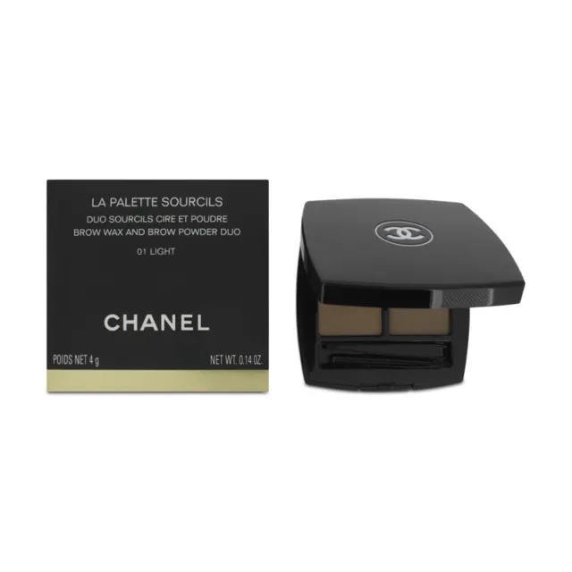 Chanel La Palette Augenbrauen Stirnwachs und Stirnpulver Duo 01 Licht