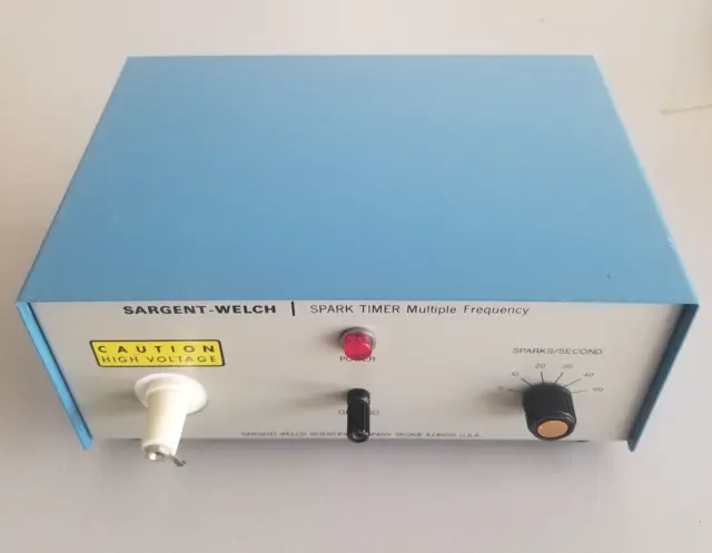 Sargent Welch Scientific Company Multi-Frequency Spark Timer High Voltage Supply