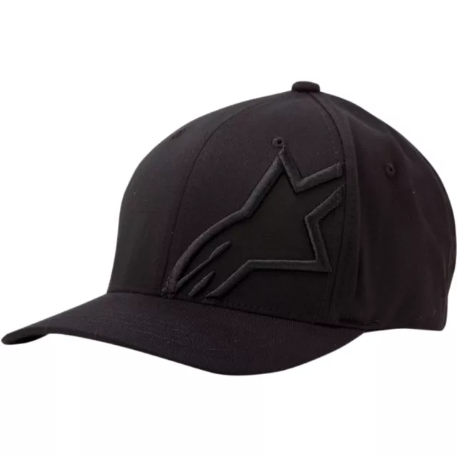 ALPINESTARS Flexfit Hat/Cap (Corp Shift 2) (Black/Black) LG-XL
