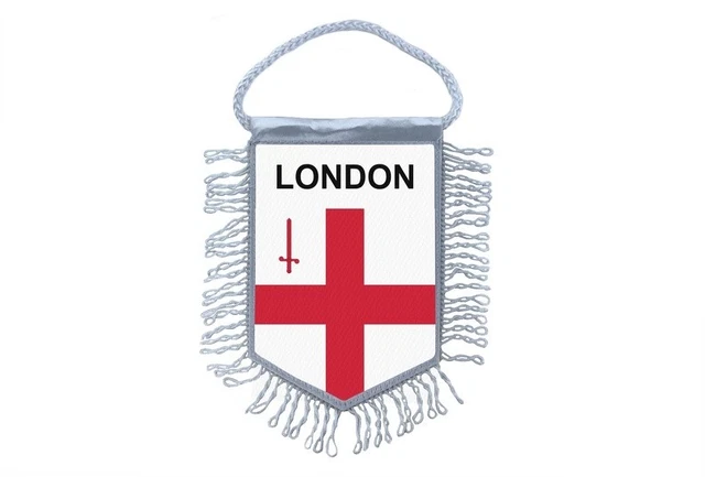 Akachafactory Bandiera Auto Gagliardetto UK Gran Bretagna – 15x10 Cm, Stampata Fronte/R Retro - 2