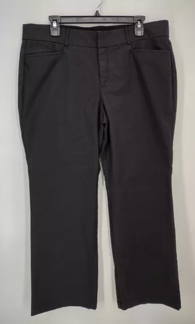 Dockers Pants Size 16P Women's Khaki Goodness Inside Black Cotton Blend Pockets