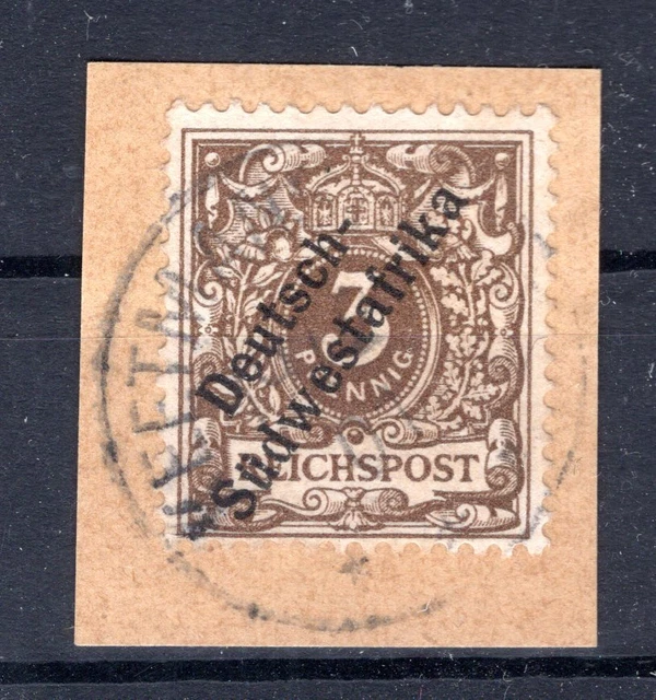 DSWA 5a herrlich auf gest. Luxusbriefstück (K8877