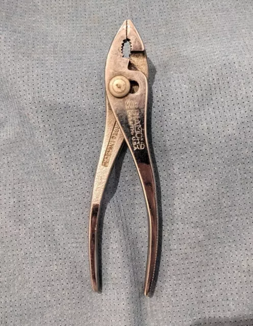 Vintage Diamond Calk Horseshoe Co. K15 5-1/2" Slip-Joint Pliers Duluth Mn Usa