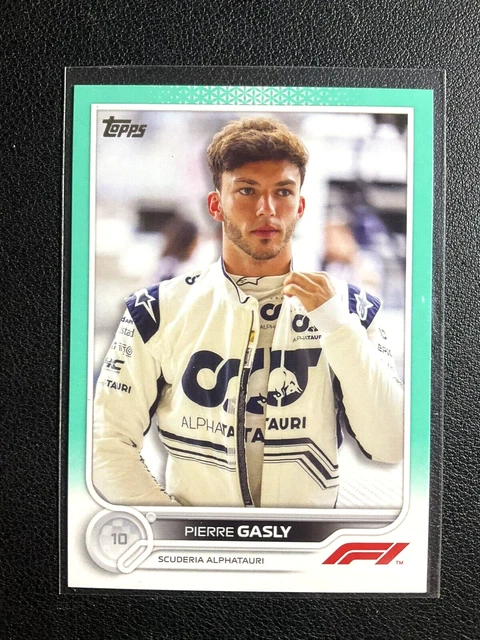 PIERRE GASLY 2022 Topps Formula 1 F1 Aqua /199 #45 AlphaTauri Alpine