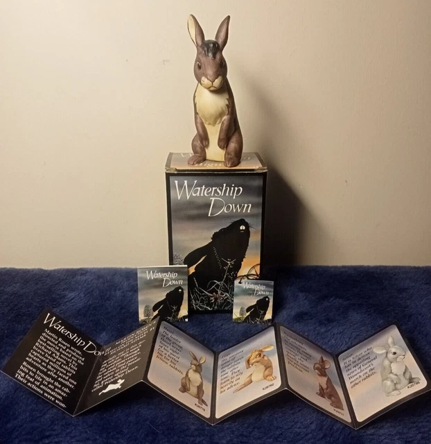Royal Orleans Watership Down Bigwig Porcelain Figurine Boxed Vintage