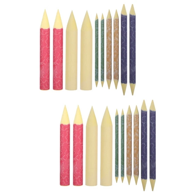 20 un. tocones de mezcla para dibujar estudiantes herramientas de dibujo pastel de maíz