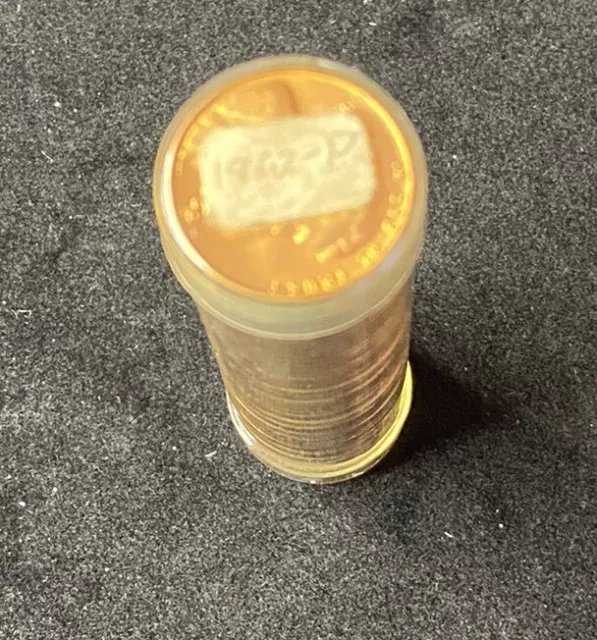 1962-P Lincoln Penny Cent Uncirculated Roll 50 Coins Free Shipping