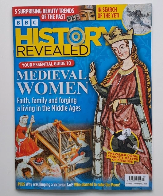 BBC HISTORY REVEALED Magazine August 2023 Issue 123 Like New Condition