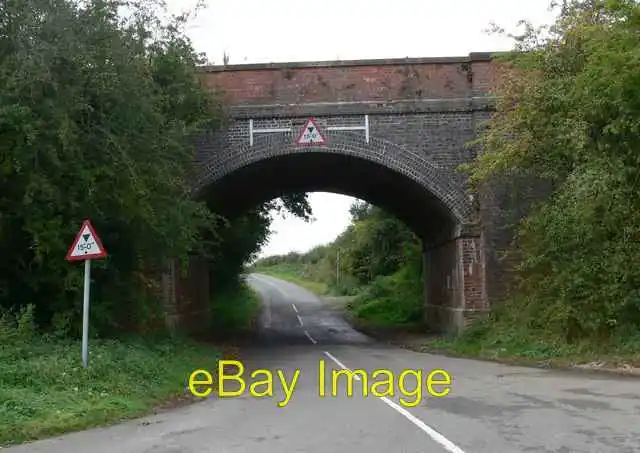 Photo 6x4 Disused railway bridge Blaston Blaston Road passes under the br c2007