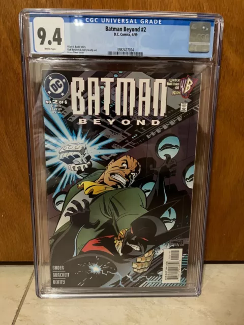 Batman Beyond #2 CGC 9.4 1st Terry McGinnis in Costume 1999 (Low Print) 🦇🔥