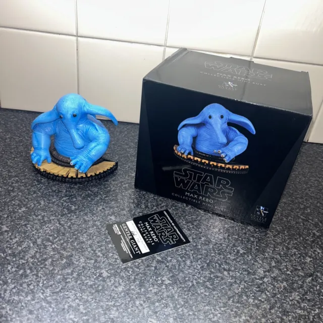 Star Wars Max Rebo Collectible Mini Bust 646/750 5” Statue Gentle Giant LTD