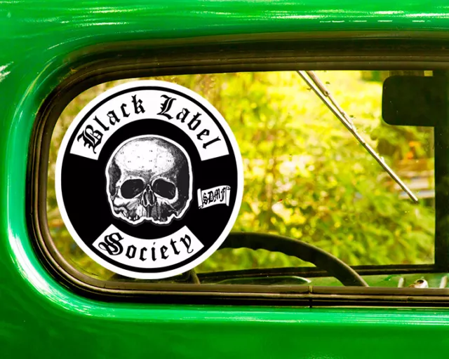 2 BLACK LABEL SOCIETY DECAL Stickers Bogo For Car Bumper Laptop window 4x4