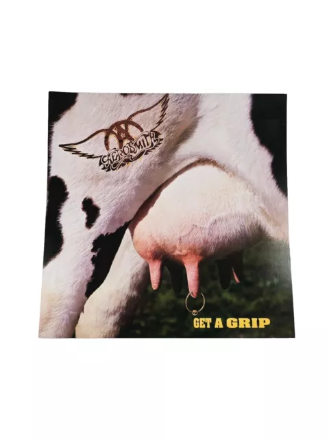 Aerosmith - Get A Grip Promotional Poster Flat - 12" X 12" - 1993 Vg Rare!