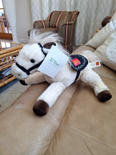 Wells Fargo Bank Legendary Pony Plush El Toro Horse Stuffed Animal Toy 2014