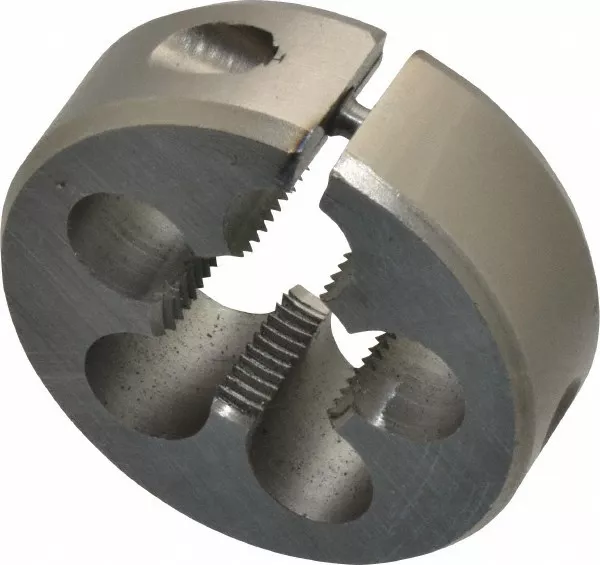 Value Collection 9/16-24 UNEF HSS Round Adjustable Die 1-1/2" OD, RH Thread