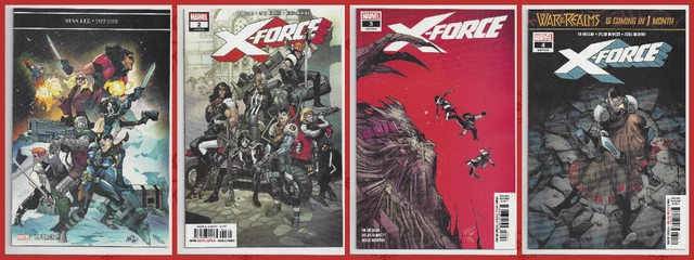 X-FORCE #1 2 3 4 SET (1st PRINT) Cable Domino X-Men Marvel 2018/2019 NM- NM