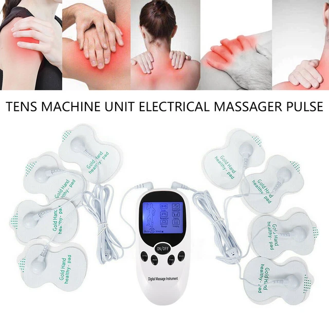 TENS MACHINE THERAPY Pads Back Electrical Muscle Stimulator Massager