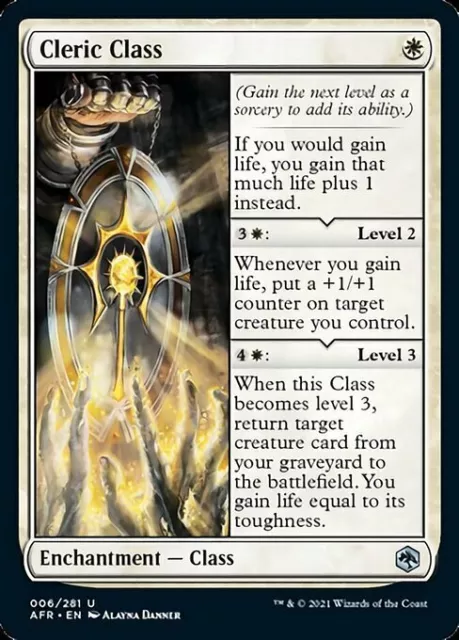 MTG NM Cleric Class - AFR Adventures in the Forgotten Realms