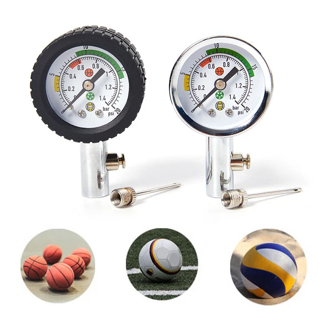 SOCCER BALL PRESSURE Gauge Air Watch Football Volleyball Basketball