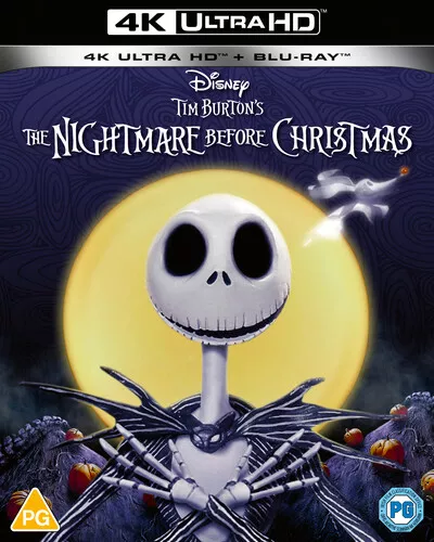 The Nightmare Before Christmas Blu-ray (2023) Henry Selick cert PG 2 discs