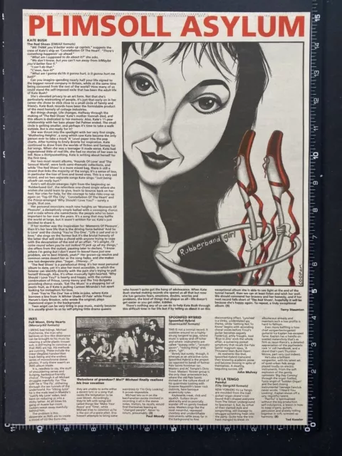 KATE BUSH - THE RED SHOES NME REVIEW 1993 15X11" Poster Sized Press Advert L223