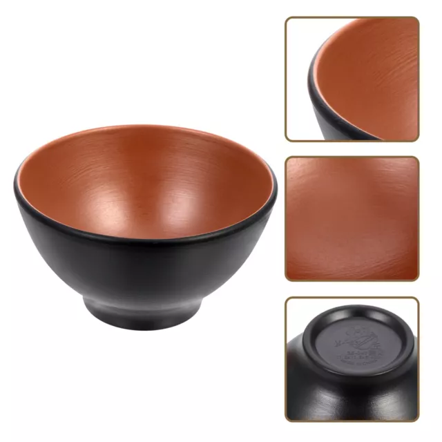 Household Rice Bowl Ceramic Soup Bowls Japanese Retro Serving Earthenware