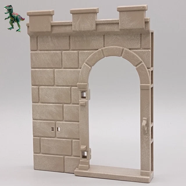 Pièce Détachée Playmobil - Mur D'entrée Pour Château Médiéval N°3268 - Occasion
