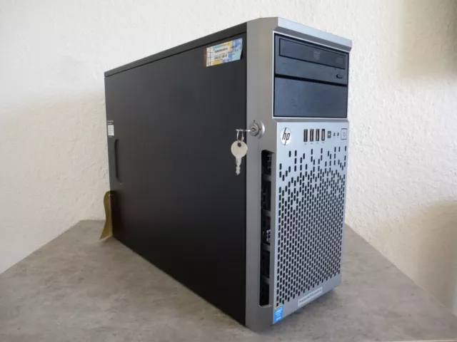 serveur hp proliant ML310e G8v2 E3-1230 v3 @3,1 ghz 16 GO , hdd 5x300 go