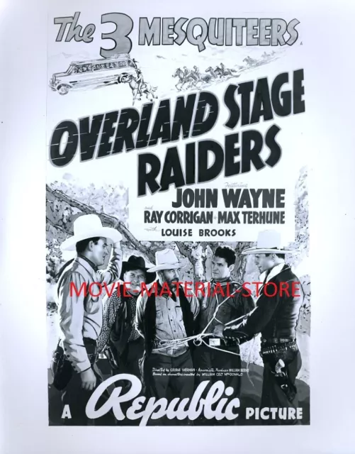 John Wayne Overland Stage Raiders 8x10" Photo From Original Negative #L8094