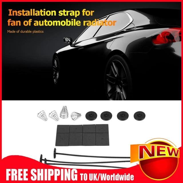 1 Set Car Electric Cooling Radiator Fan Mounting Tie Rod Kit Bracket Universal