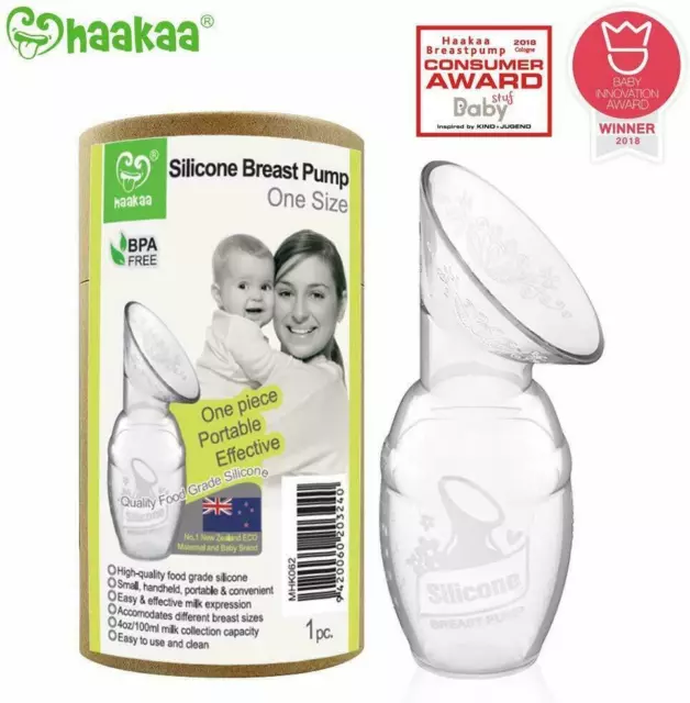 Haakaa Silicone Breastfeeding Manual Breast Pump 100% Food Grade EXPRESS SHIPPIN